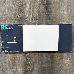 New White Flush Mount Wall Ledge Display Shelf